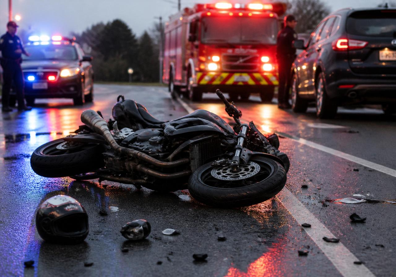Accidente de motocicleta